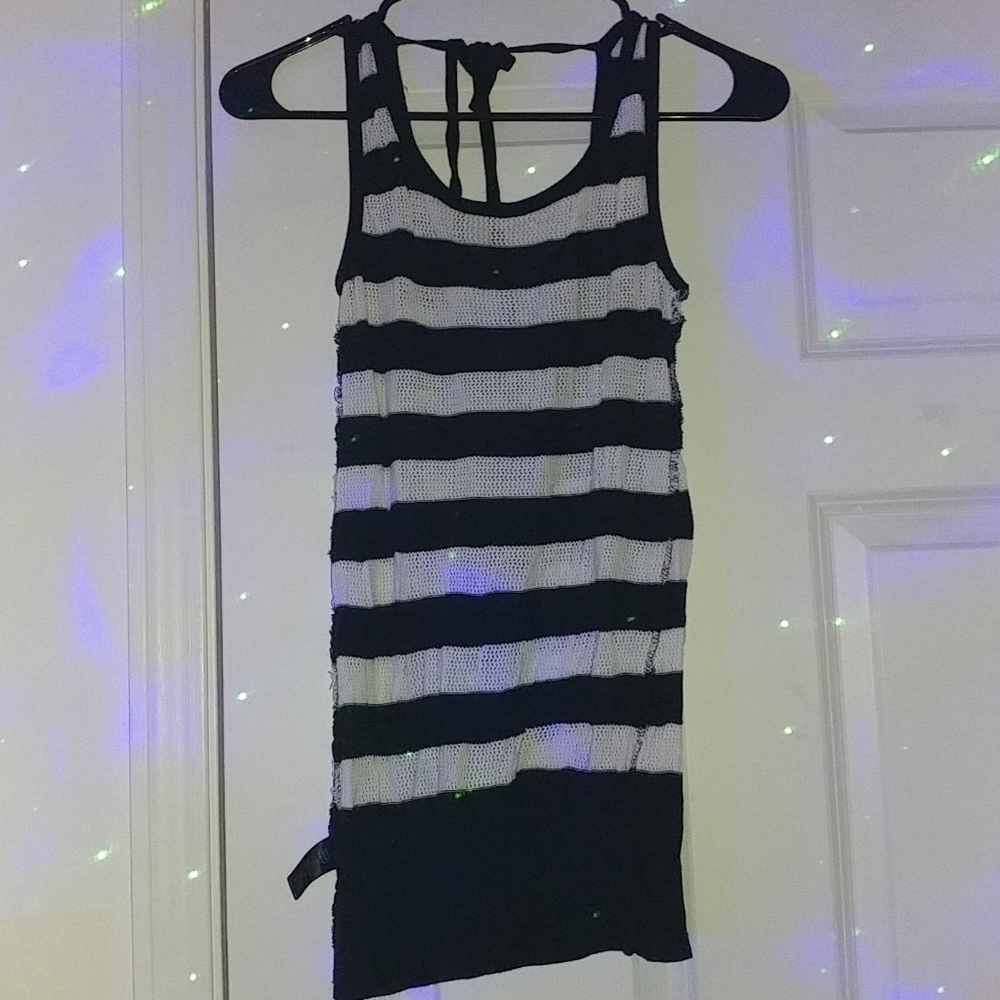 Black and white tank dress💕